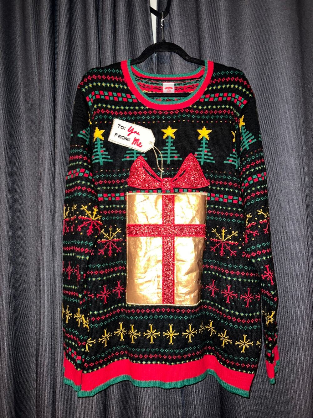 Ugly Christmas Sweater Xmas Size XL